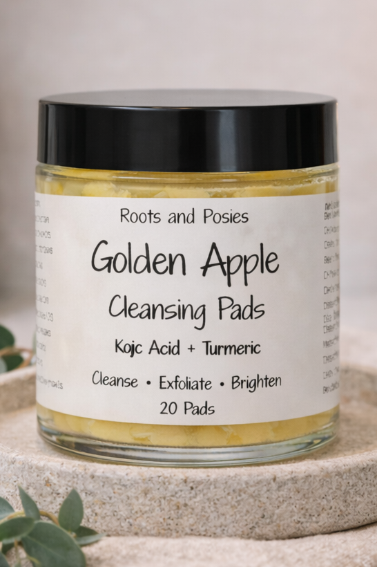 Golden Apple Cleansing Pads for Bright, Smooth Skin