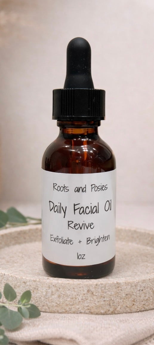 Revive Daily Facial Oil for Mature, Uneven, and Acne Prone Skin