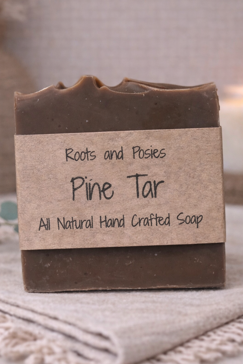 Pine Tar Soap for Deep Cleansing + Skin Relief