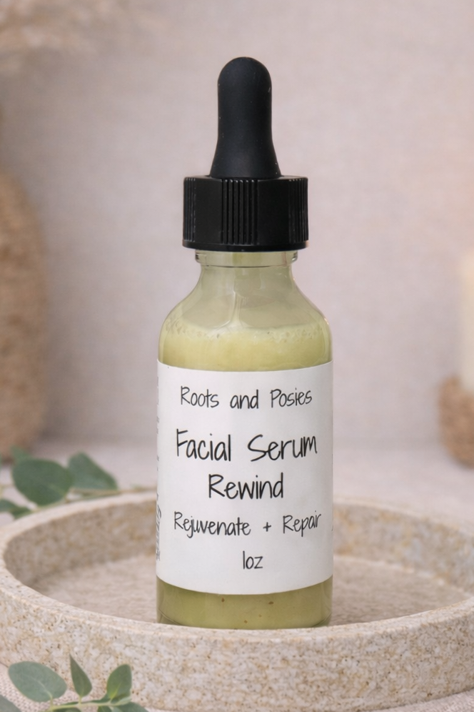 Rewind Facial Serum for Deep Hydration + Skin Barrier Repair