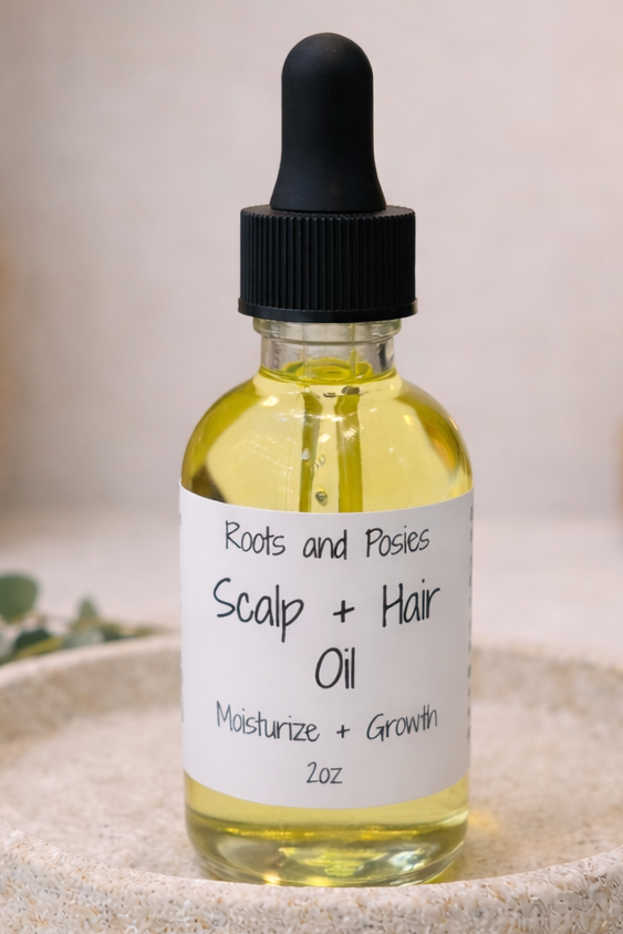 Scalp & Hair Oil for Nourishment, Strength & Healthy Growth