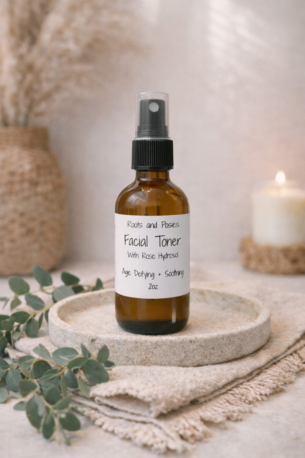Rose Facial Toner for Calm, Hydrated + Balanced Skin