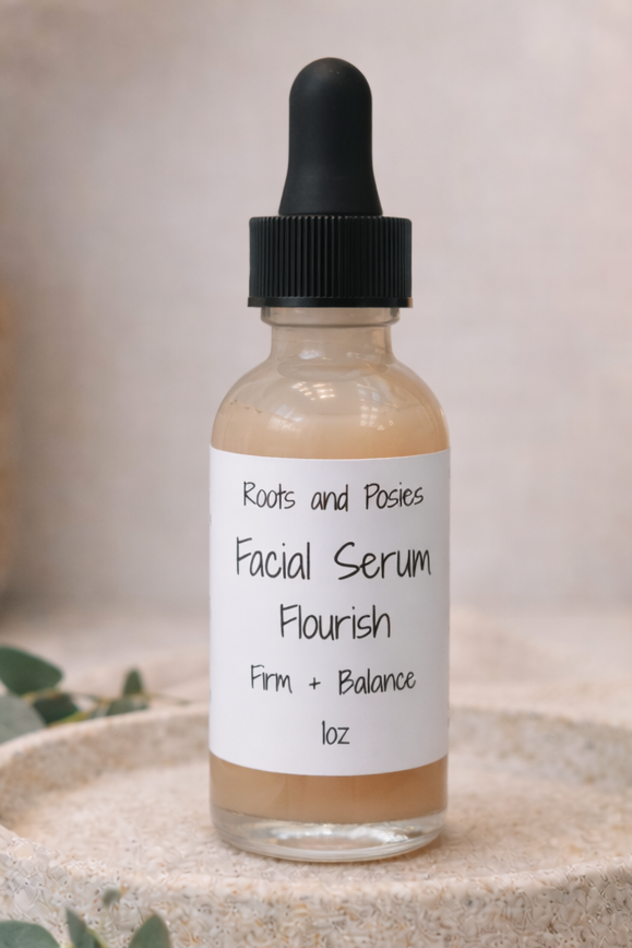 Flourish Facial Serum for Hydrated, Balanced + Glowing Skin