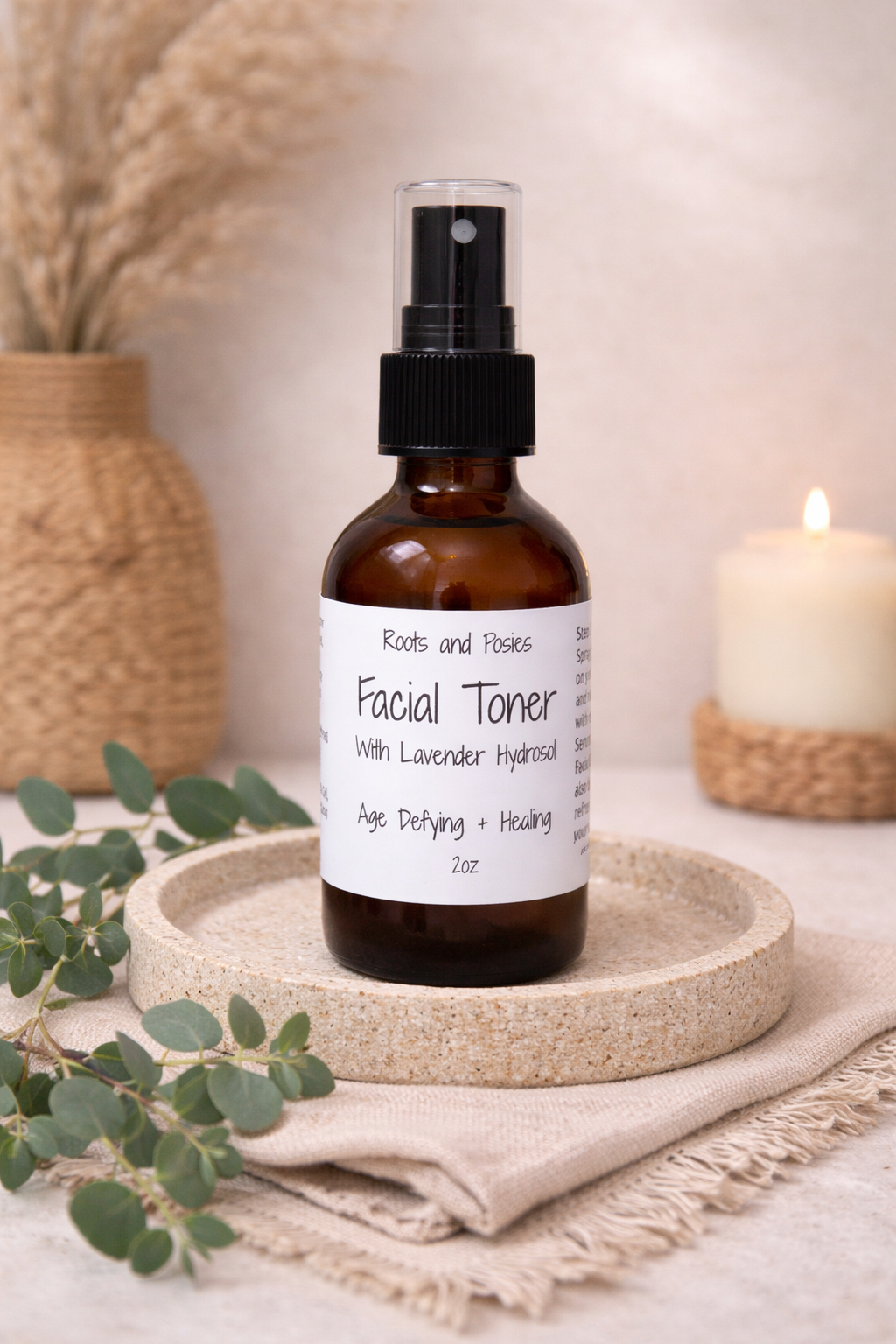 Lavender Facial Toner for Soothing + Calming Hydration