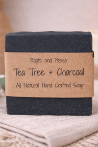 Tea Tree + Charcoal Handcrafted Soap