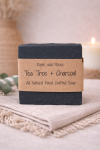 Tea Tree + Charcoal Handcrafted Soap