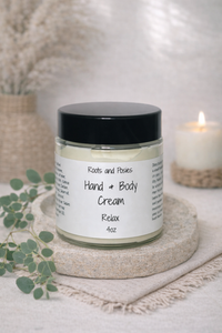 Relax Hand + Body Cream for Deep Hydration