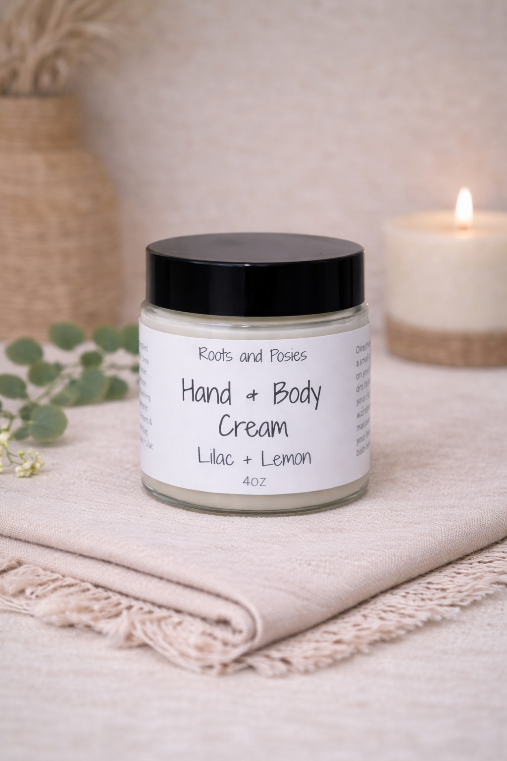 Lilac + Lemon Hand + Body Cream for Soft, Hydrated, Radiant Skin